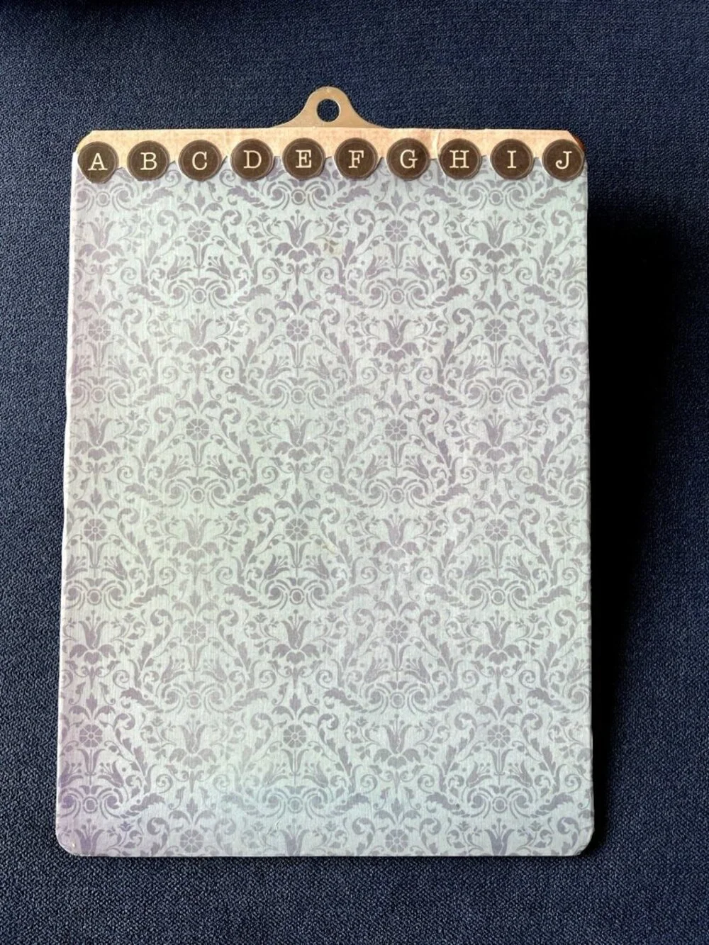 Handcrafted CLIPBOARD Upcycled Decopage Butterfly Bird Rose Key Victorian 12 x 9